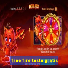 free fire teste gratis